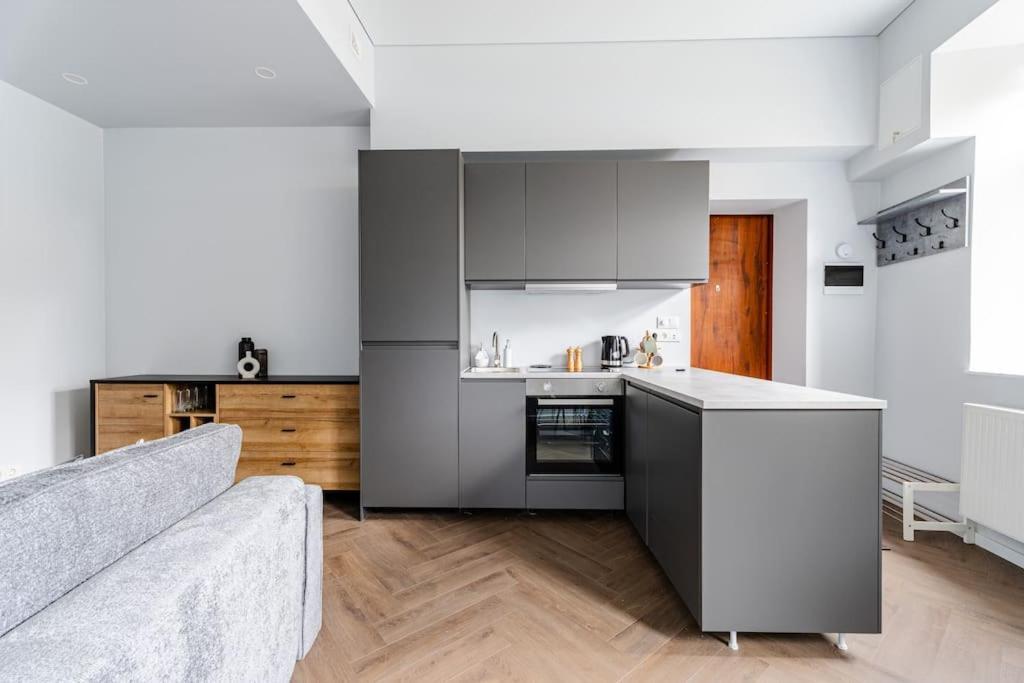 Modern Flat In Old Town Kaunas - Free Parking & Self Check-In 외부 사진